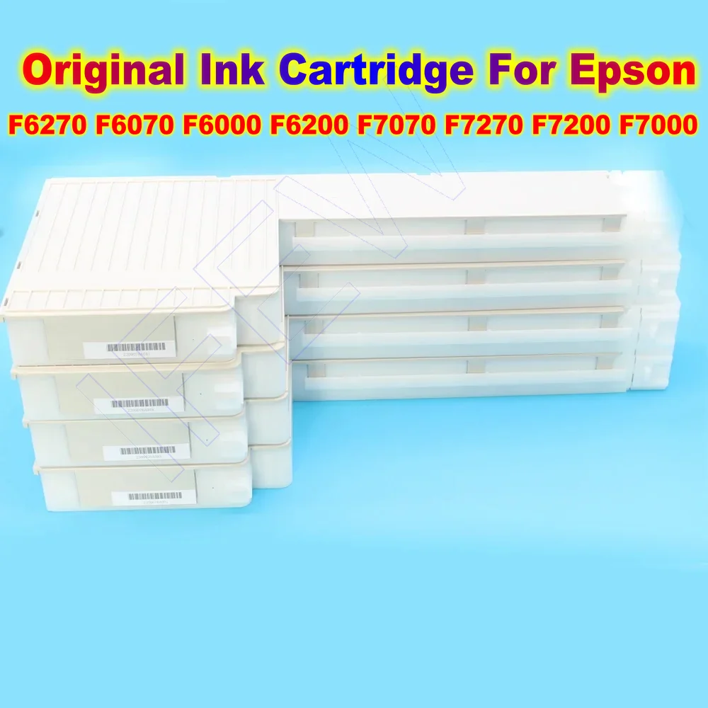 Original Printer Empty Ink Cartridge For Epson Surecolor F6270 F6070 F6000 F9270 F6200 F7070 F7270 F7200 F7000 Without Chip 1PCS