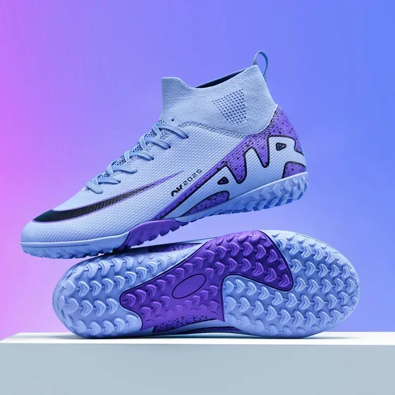 

Fashion Pink Soccer Shoes Men Professional Lightweight Sock Men's Football Shoe Outdoor Non-slip Original Football Boot Sneakers