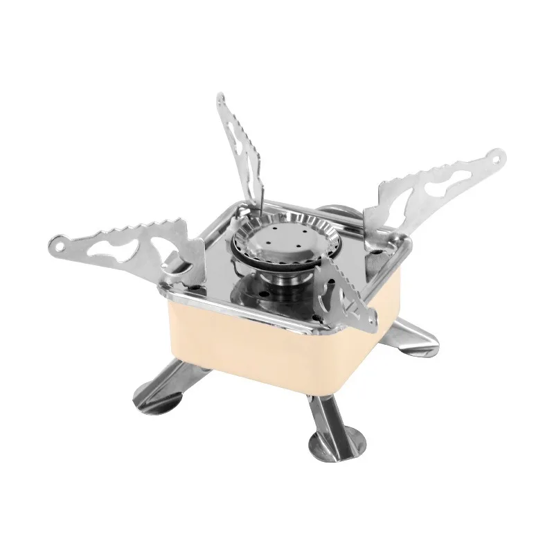 Gas Cooker Normal Folding Fire Pit Gas Camping Cooker Portable Gas Stove Camping High Thermal Power Hiking Supplies Mini Burner