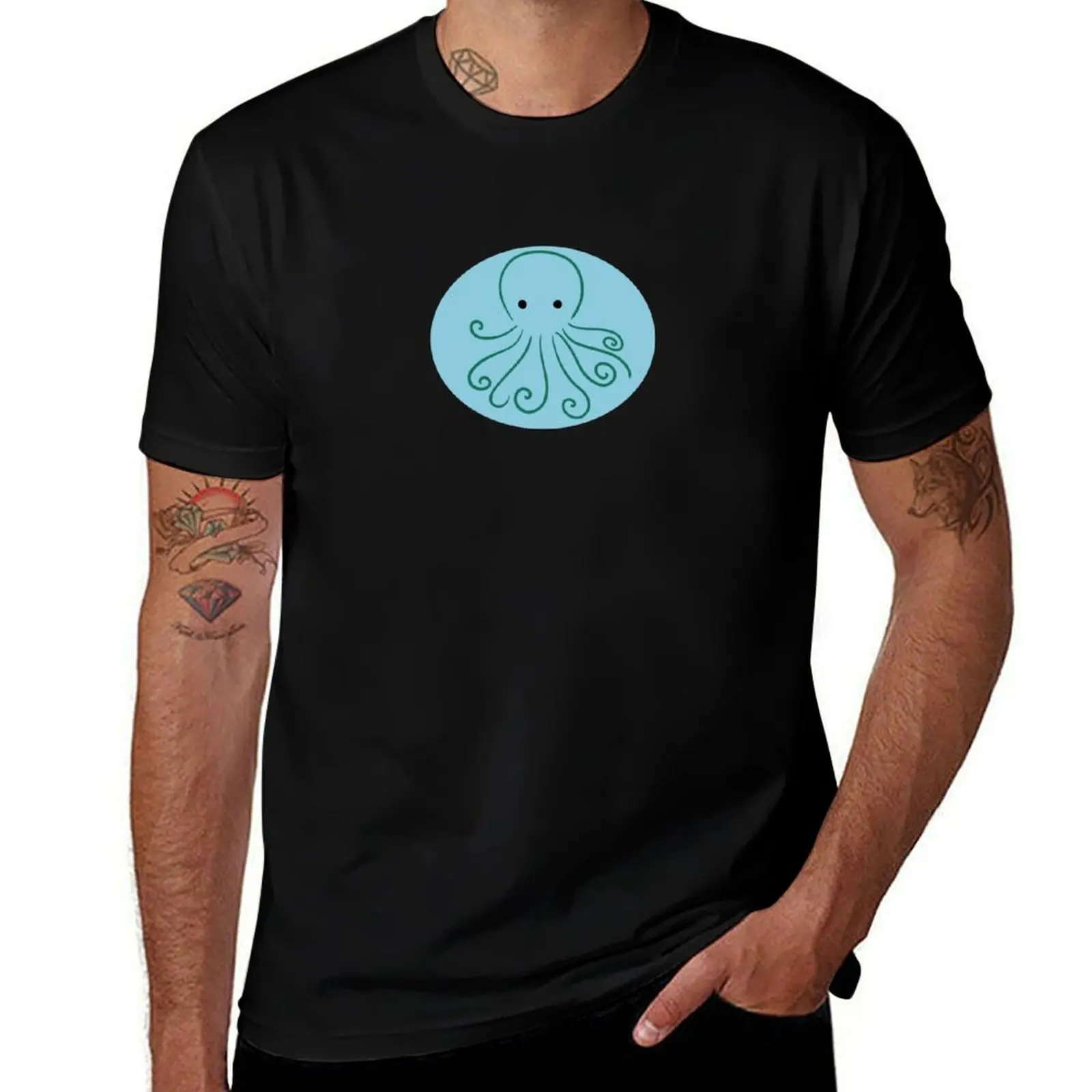 Cthulhu Logo T-Shirt Summer Casual Loose T-Shirt