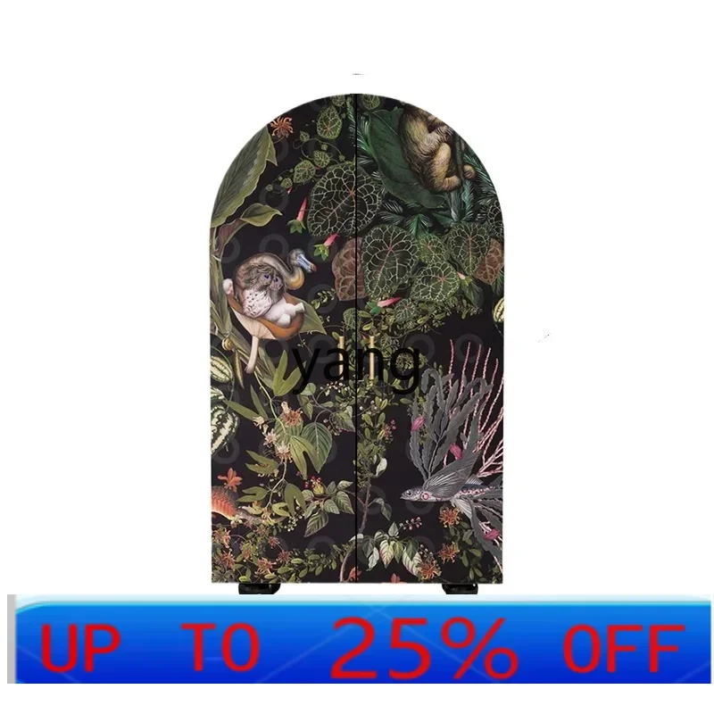 LTT solid wood wardrobe household bedroom retro size apartment storage free installation locker