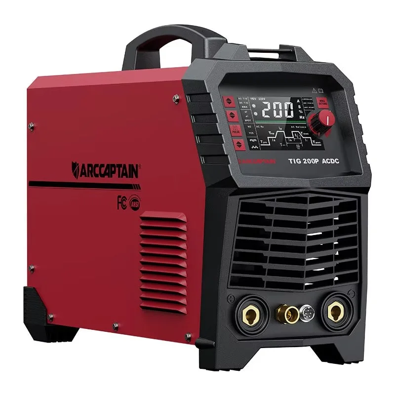 【2026 Hot Selling】ARCCAPTAIN TIG200PACDC Pulse TIG Aluminum Welder 110V/220V Multi Process Welding Machine for Distributor