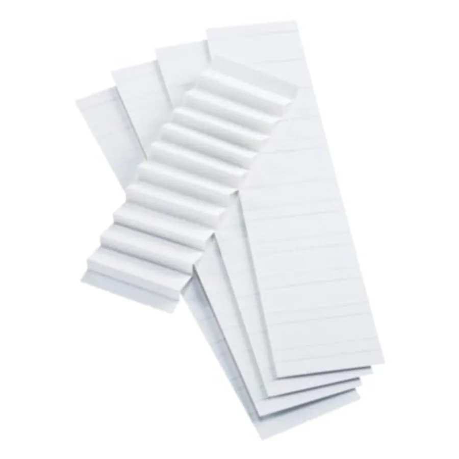 

Blank Inserts for 1/5 Cut Hanging File Folders 2 in White 100/Pack 242
