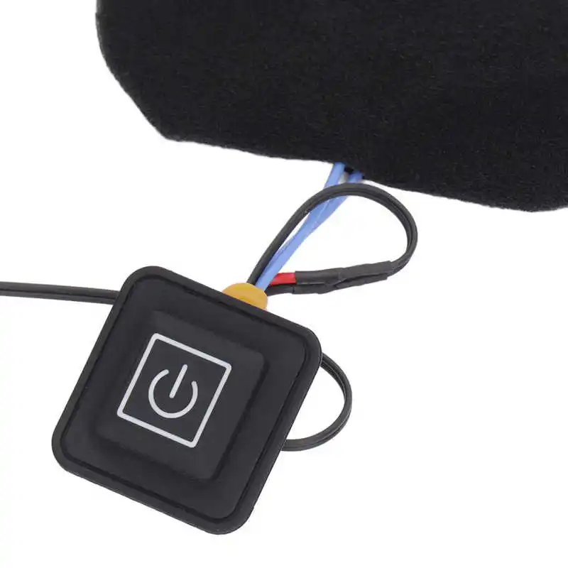 2Pcs Electric Heating Gloves Pads 5 Finger Gloves Heating Sheet Heated Pads with 3 Adjuatable Gears for Skiing Cycling Hair