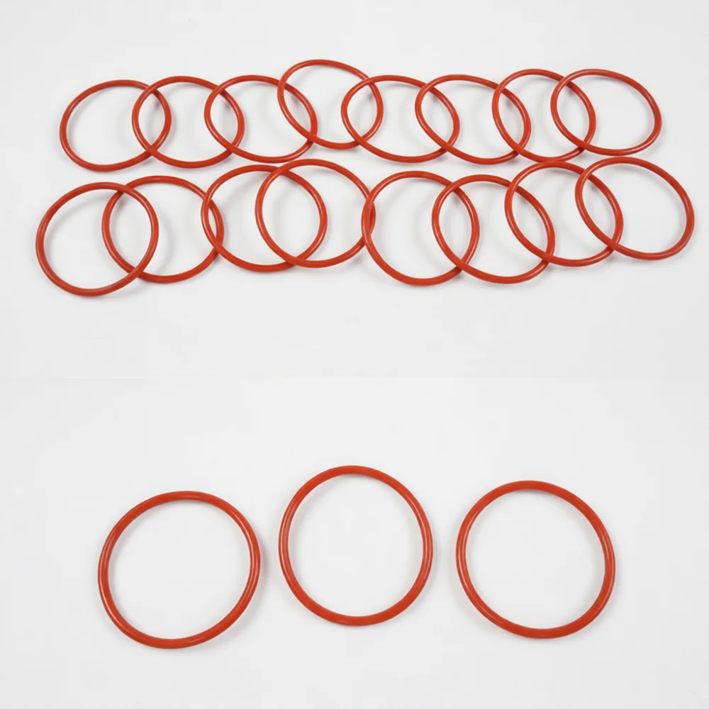 Industrial Silicone O Ring Seal Gasket Acid Alkali Resistant Rubber Washer For Hydraulic Pneumatic Pipe Connection Maintenance