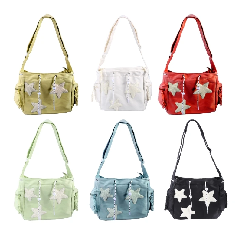 Large Capacity Crossbody Bag for Women Star Pattern Shoulder Bag Bag