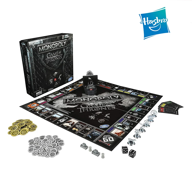 Hasbro Monopoly Game of Thrones Tabletop Games English Version Adult Party Toys Board Games Beautiful Gift Box Packaging Gifts