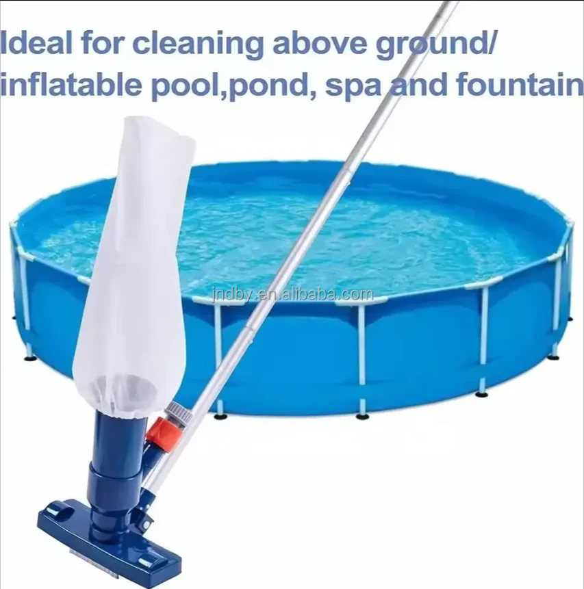 Fast Shipping Portable Manual Pool Cleaner Handheld Commercial Vacuum with Discount Cleaning Tools & Accessories