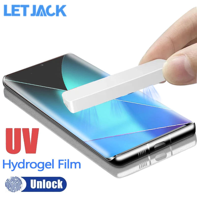 

UV Light Hydrogel Film for Infinix Zero 40 30 4G Full Curved Screen Protector for Infinix Note 40S 40 Hot 50 Pro Plus not glass