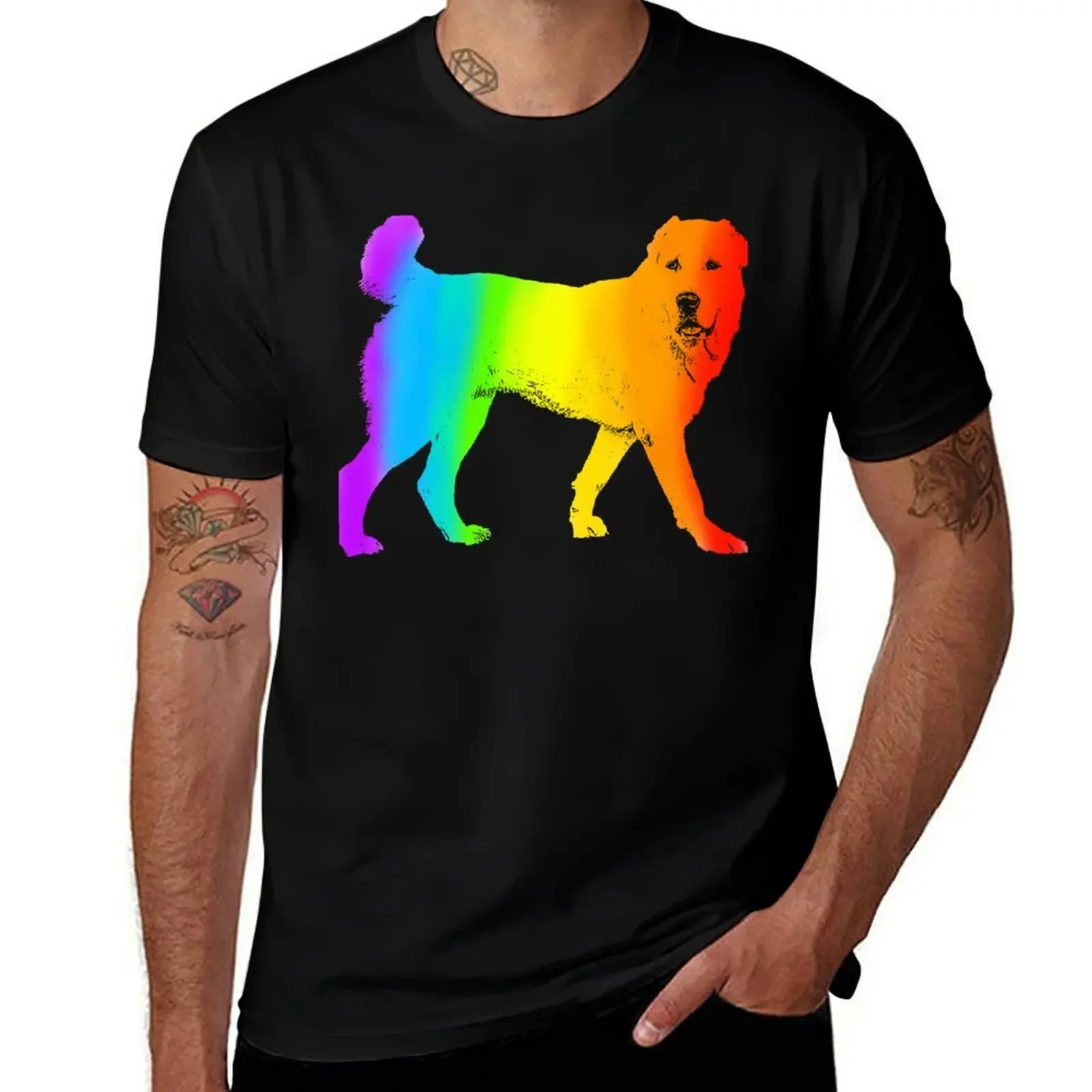 Central Asian Shepherd Dog T-Shirt animal prinfor boys anime clothes mens funny t shirts