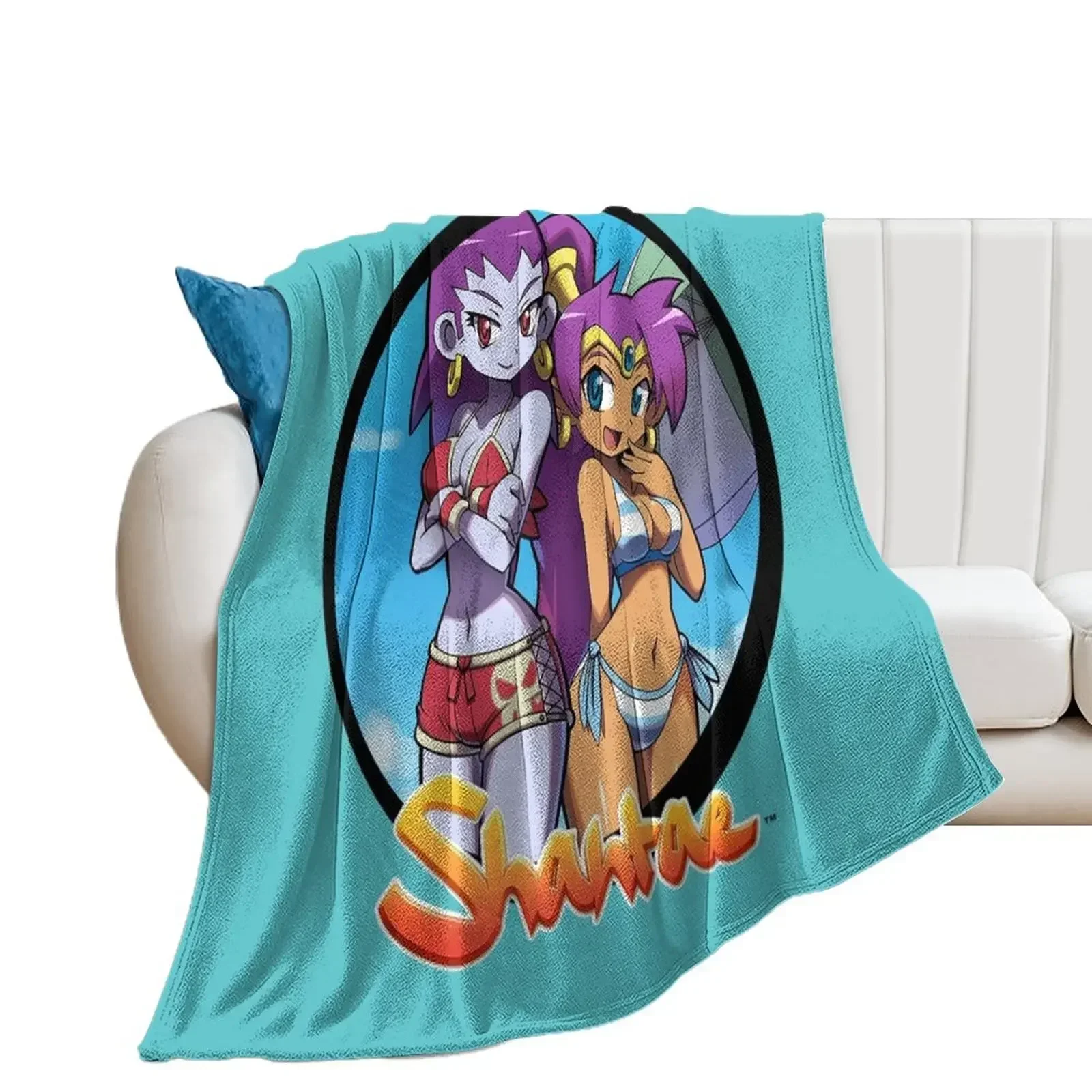 Shantae Throw Blanket Quilt Hairy Sleeping Bag funny gift Blankets