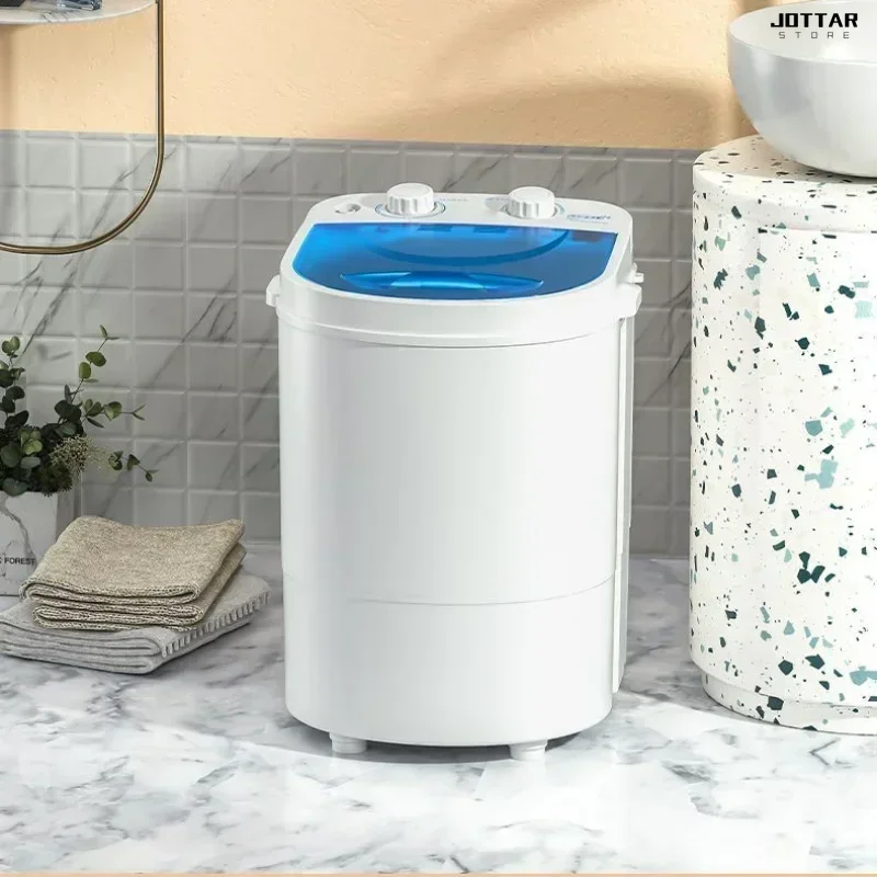 

New mini washing machine for home and dormitory - semi-automatic. Single. Small wave washing machine for underwear and socks.