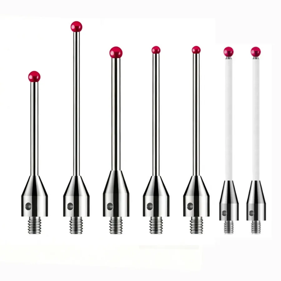 CNC machine tool ruby probe ceramic measuring needle M4 thread ruby measuring needle three coordinate measuring needle