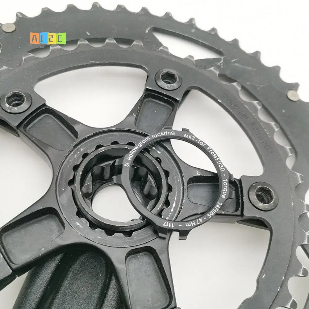 A12E-Crank Chainring Locking Ring For Cannondale Hollowgram Spider Lockring KP021/, Supersix Evo 2 - Bicycle Accessories