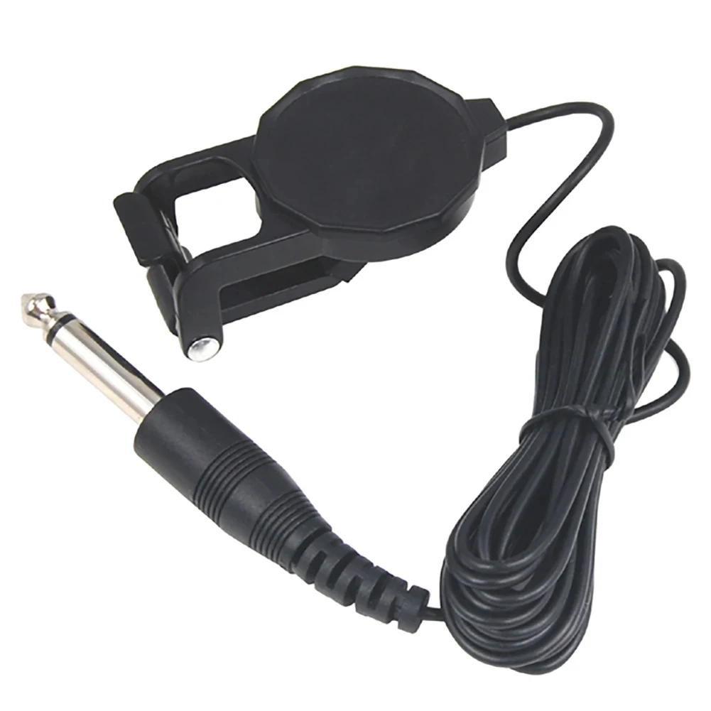 Size As Picture Shown Audio Clip On Pickup Easy Installation Professional Piezo Contact Microphone Removable Pickup
