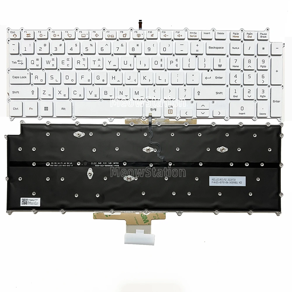 

Korean LED-Backlit Keyboard For LG Gram 17Z90N 17Z90N-N 17Z90N-R 17Z90N-V 17Z90N-VA 17T90N 17T90N-V 17Z95N 17Z95N-G 17UD70P