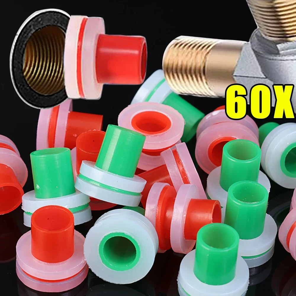 60/10Pcs Faucet Leak-proof Sealing Gasket Fastener Washer Universal Faucet Rubber Pipe Prevent Dripping Leakage Plug Buckles Set