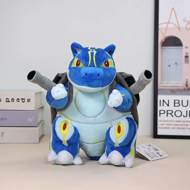 

Blastoise Pokemon плюшевые игрушки аниме 21 см мультфильм Киогре Покемон плюшевая черепаха кавайная кукла мягкий подарок для детей день рождения, Рождество