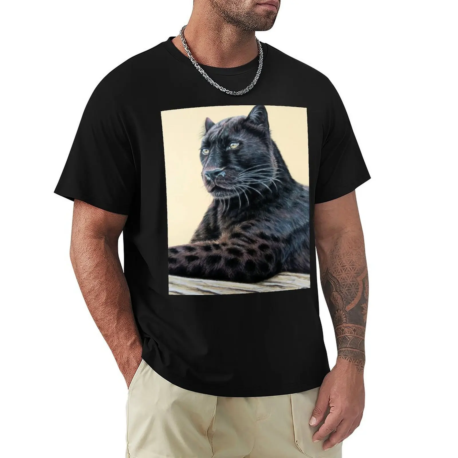 

Black Panther - Jaguar T-Shirt fashion shirts anime figures anime shirt sports fans mens tall t shirts