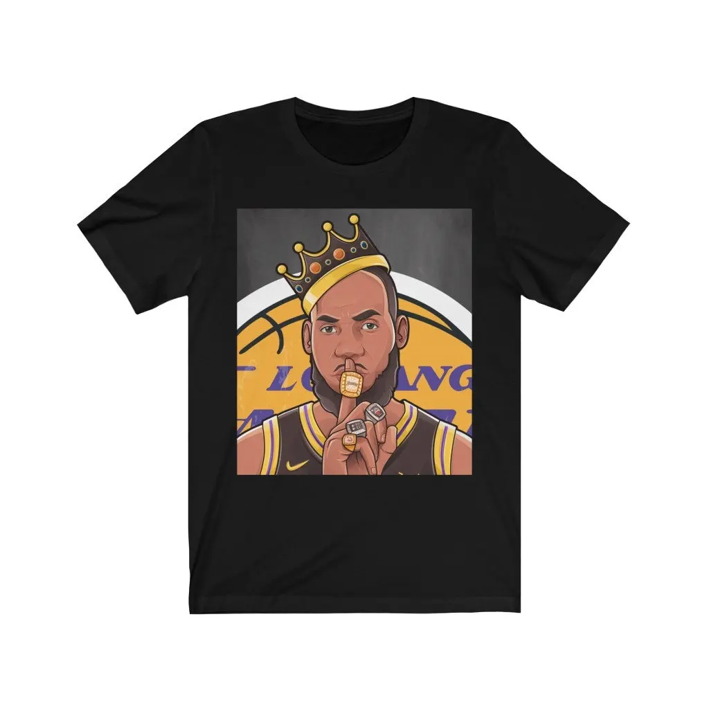 King Lebron James Championship Rings Unisex Jersey Short Sleeve Tee