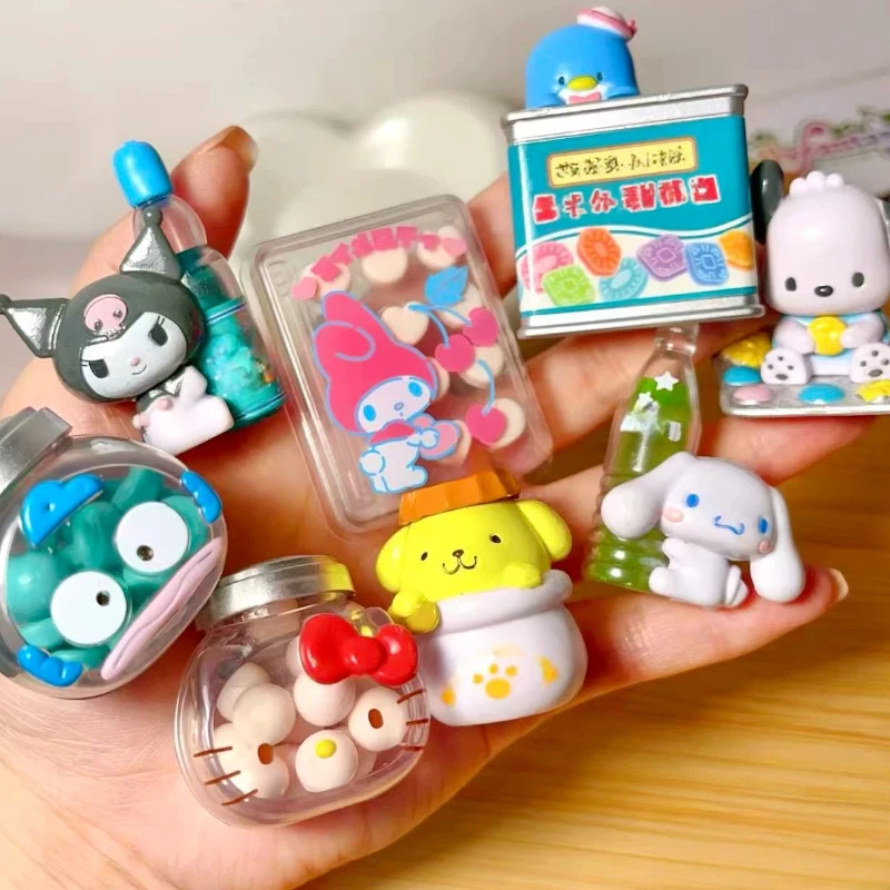 

New Products In Stock 8 Candy Shops Meiletipa Cha Dog Figurines Blind Boxes Scene Decorations Ornaments Special Gifts For Girl