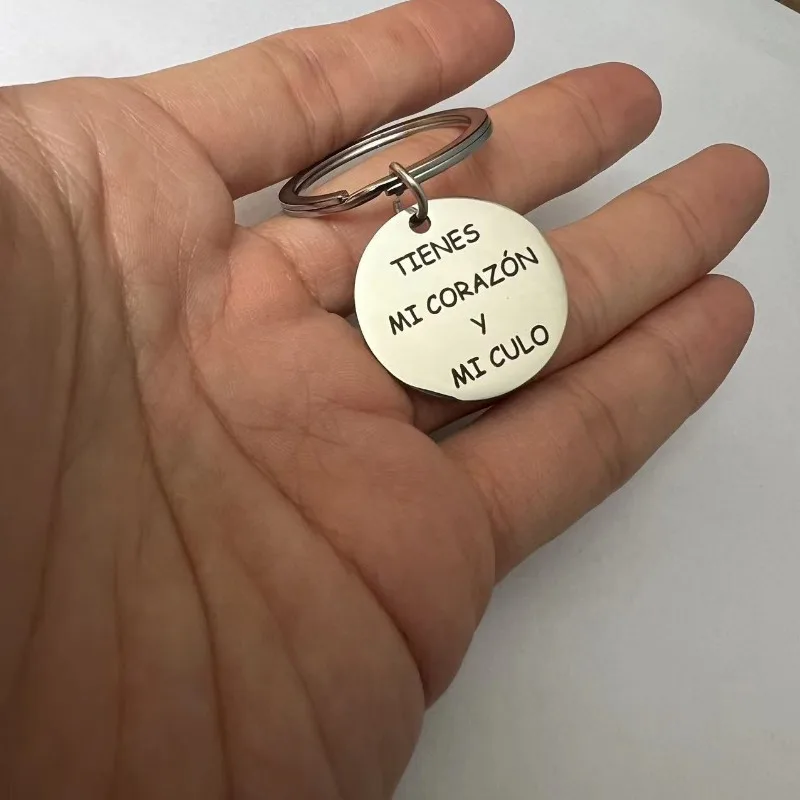 1PC Keychain To Boyfriend To My Husband Llavero Para Pareja, Regalo De San Valentín, Regalo De Cumpleaños