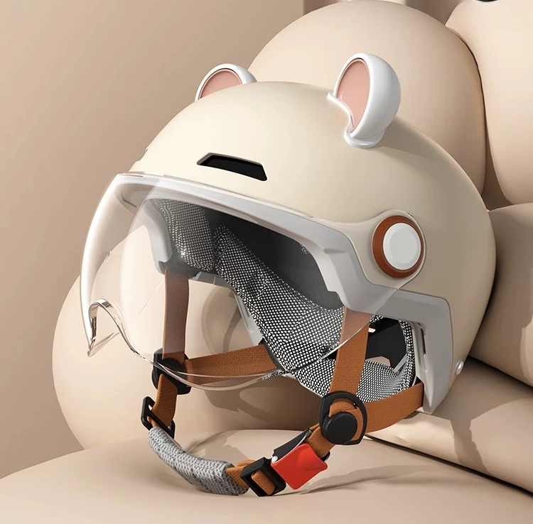 3C certified electric car helmet women summer sun protection cute breathable battery car men all seasons