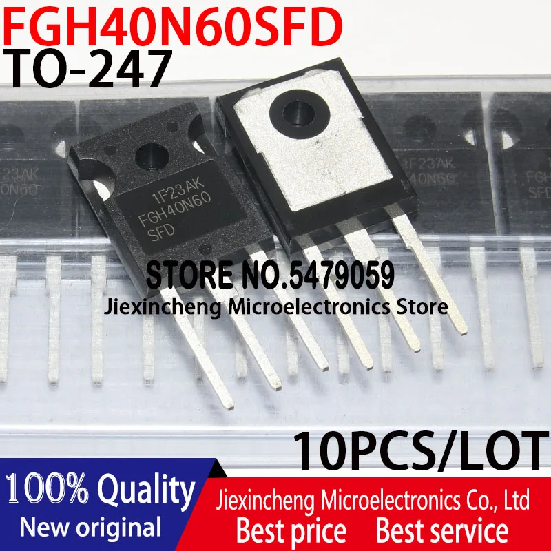 New original FGH40N60 FGH40N60SFD TO247 600V 40A IGBT 10PCS/LOT