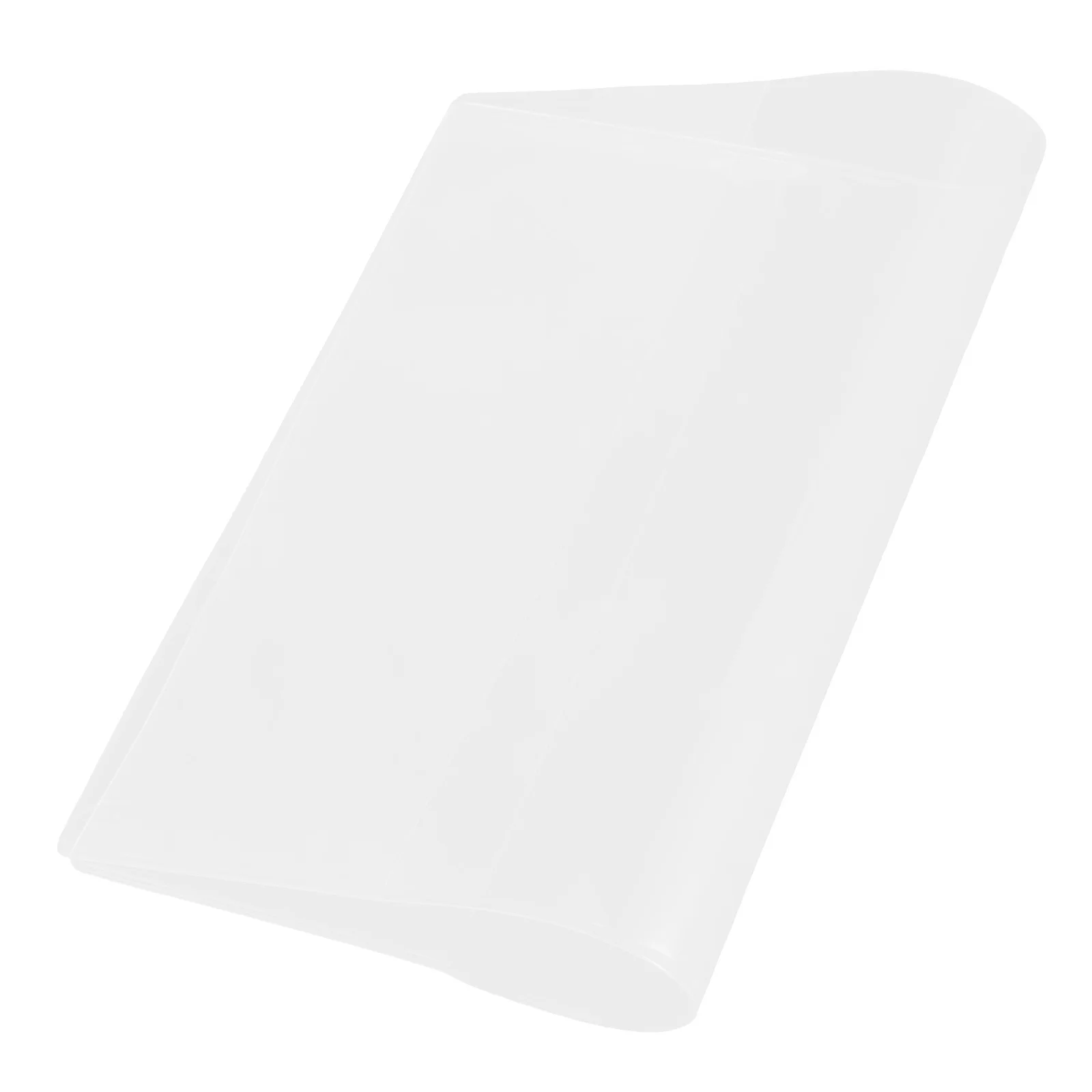 A6 Clear PVC Planner Cover Transparent Protective Sleeve Anti-Scratch Book Protector for Loose Leaf Notebook Textbook Diary