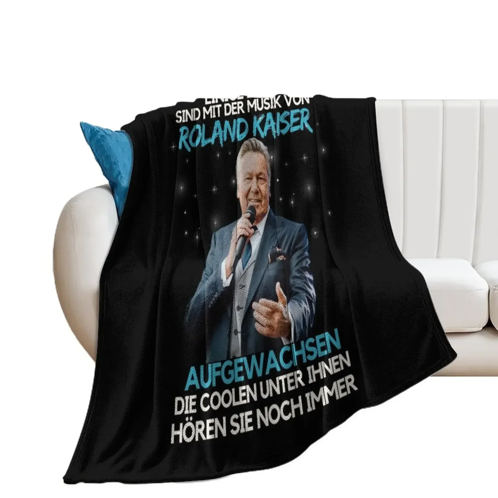 Copy of Roland Kaiser | rip Roland Kaiser| Schlagers?nger Roland Kaiser nur gott weiss warum kaiser Throw Blanket