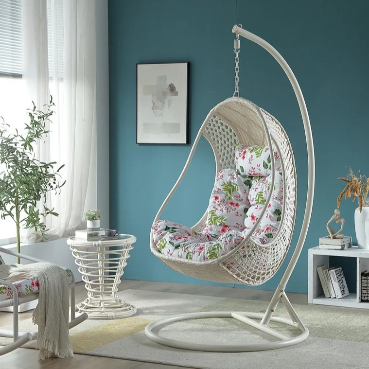 

Balcony Dense Weaving Hanging Chair Garden Hanging Basket Rattan Chair Indoor Swing Quality Hammock Bird's Nest Outdoo