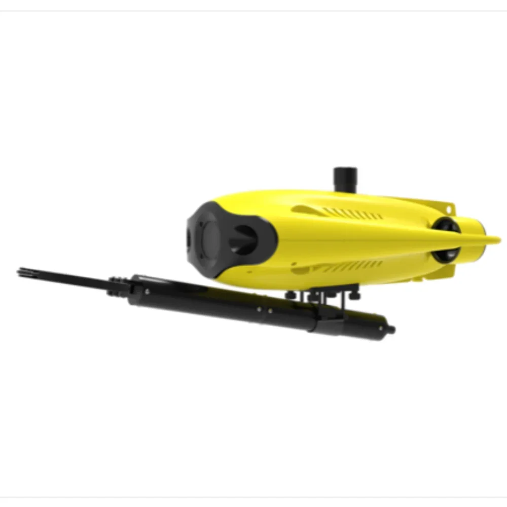 Chasing GLADIUS MINI S Underwater Drone ROV Robot For Diving And Rescue With Robotic For Finding Fishes