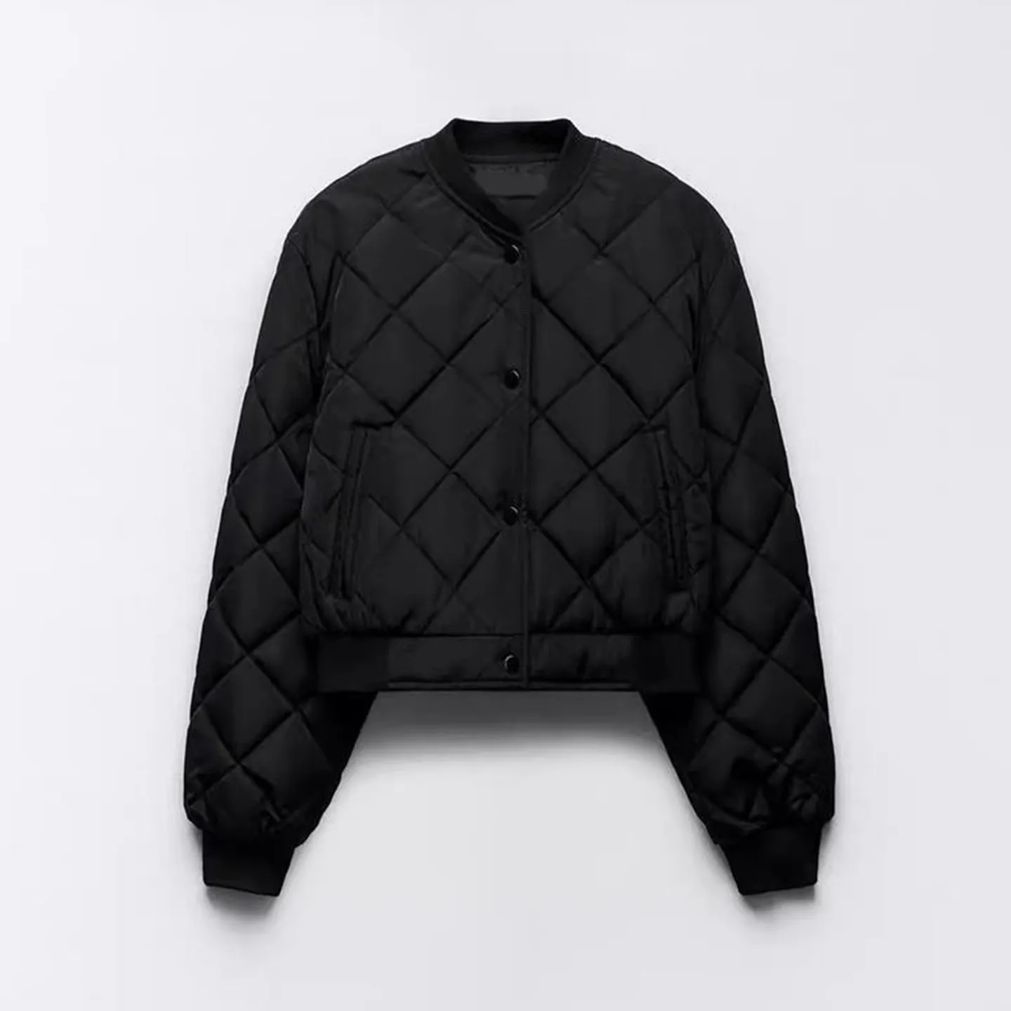 

Новая осенняя хлопковая верхняя одежда Pilot Jaet, легкая хлопковая одежда черного цвета 39, простая облегающая длинная све