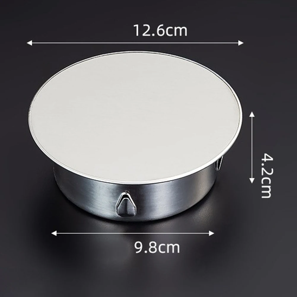 Chimney Hole Lid Stove Pipe Cover Inner Plug Cover Stainless Steel Stove Pipe Ventilation Ducts Wall Air Outlet Odor Proof Plug