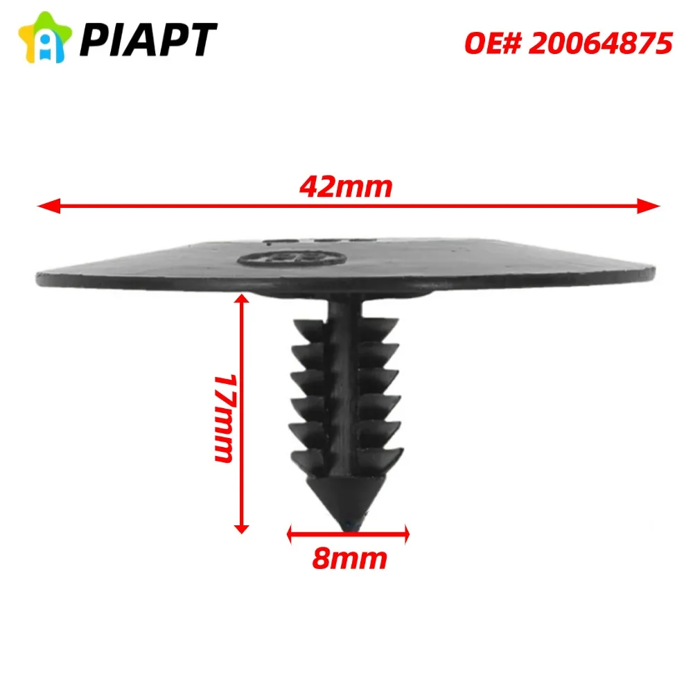 

20 шт. OE # 20064875 3078511 3977775 Фиксатор изоляционной панели капота для BuickCadillac Chevy GMC
