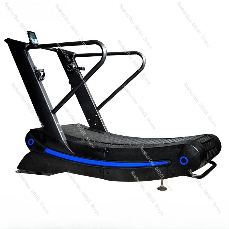 Commercial Curved Manual Treadmill Non-motorized Walking Machine For Gym Home Private Training Studio