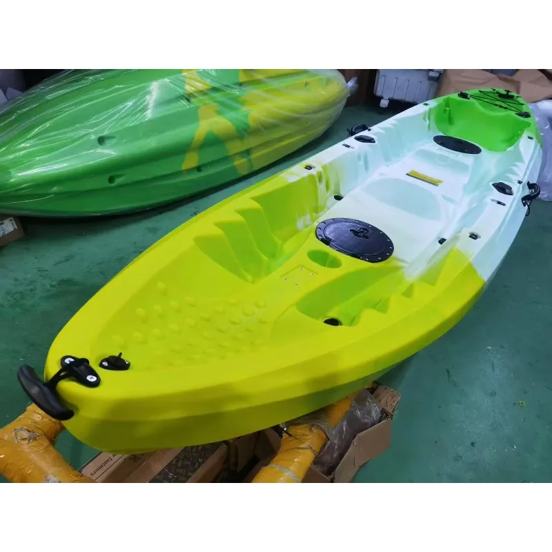 قارب صيد قابل للنفخ لشخصين - حرف مائية مع مجاذيف ومضخة، مثالي للانجراف على البحيرات والأنهار