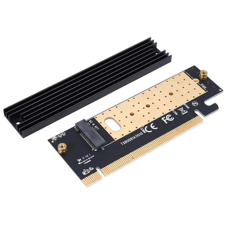 

Адаптер M.2 Nvme Ssd M2 в Pcie 3,0 X16, Карта контроллера M Key, интерфейс, поддержка Pci Express 3,0 X4 2230-2280, размер