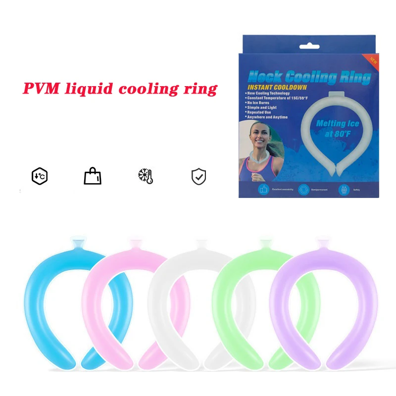 Pcm Cooling Neck Collar Reusable Outdoor Sports Cooling Hanging Collar Ice Pack For Hot Weather Summer Neck Wrap