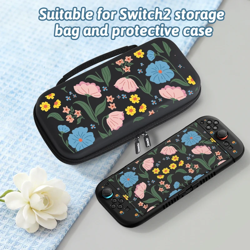 Schutzhülle und Aufbewahrungsset für Switch 2, langlebig zum Aufbewahren von Konsolen und Zubehör, kratz- und sturzfest