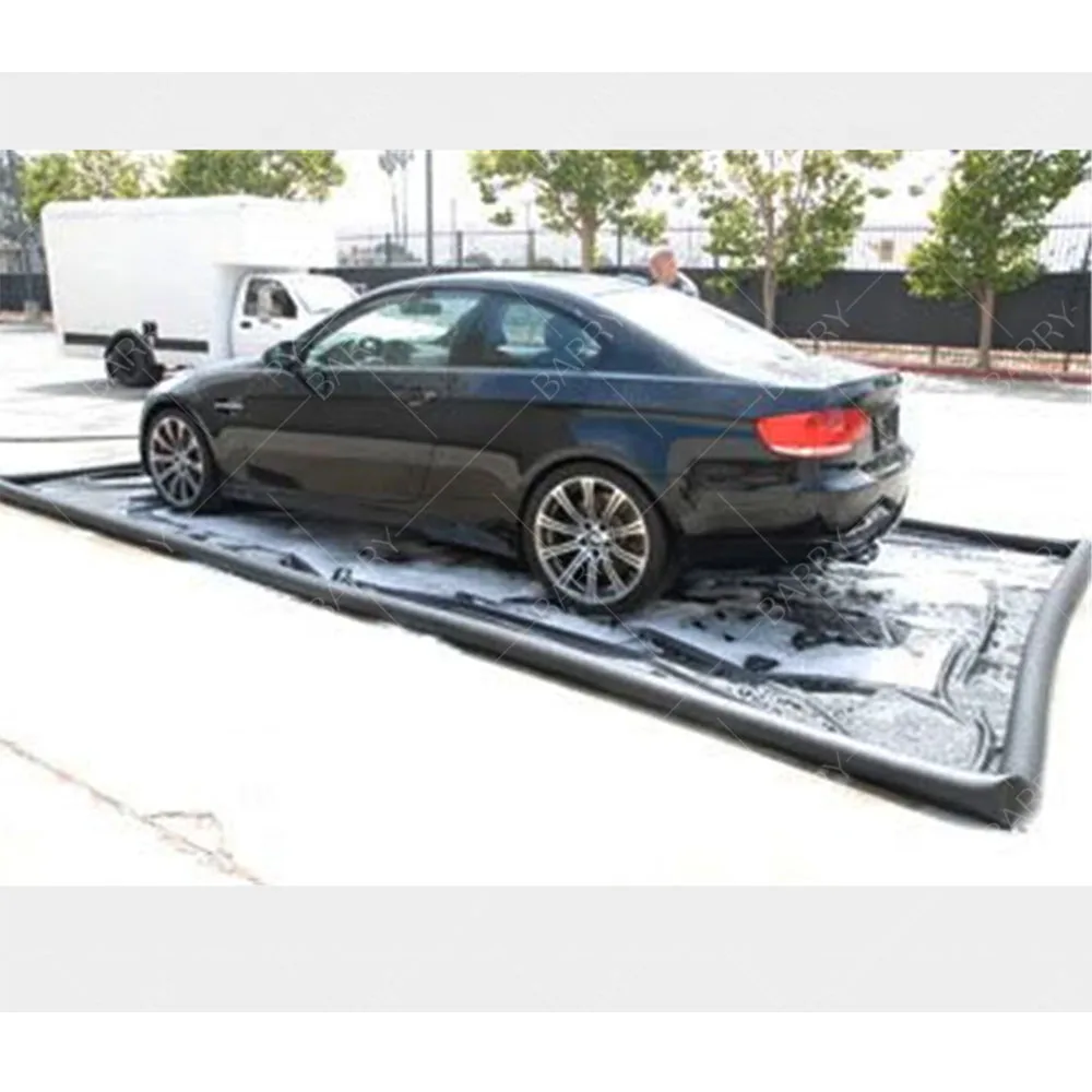 

Mobile Washing Mat Car Professional Inflatable Car Wash Mats for Snow Ice Water and Mud Garage Floor Mat Cleaning