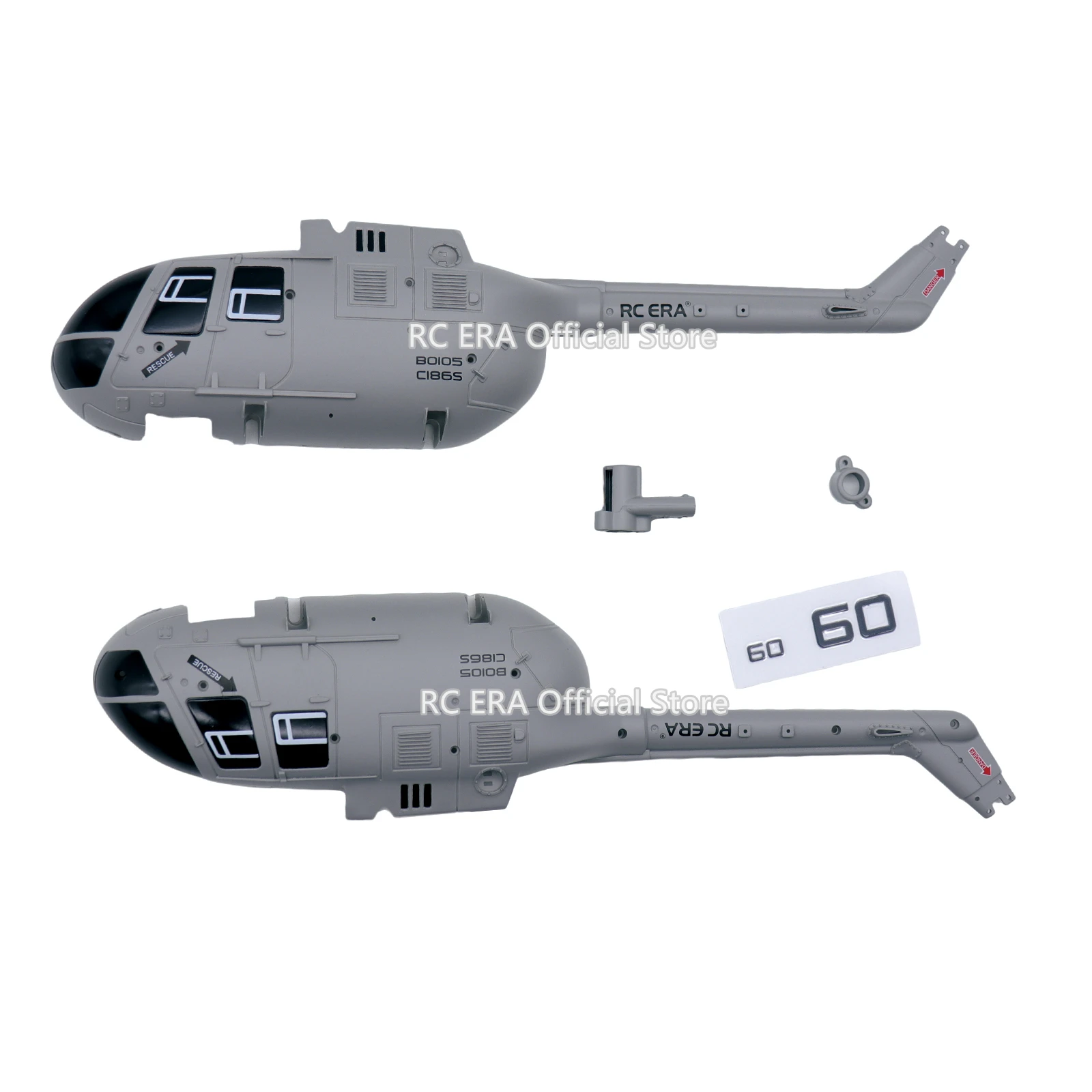 RC ERA C186S Brushless BO105 RC Helicopter Main Rotor Fuselage Landing Skid Original Transmitter Part for Replacement Accessorie