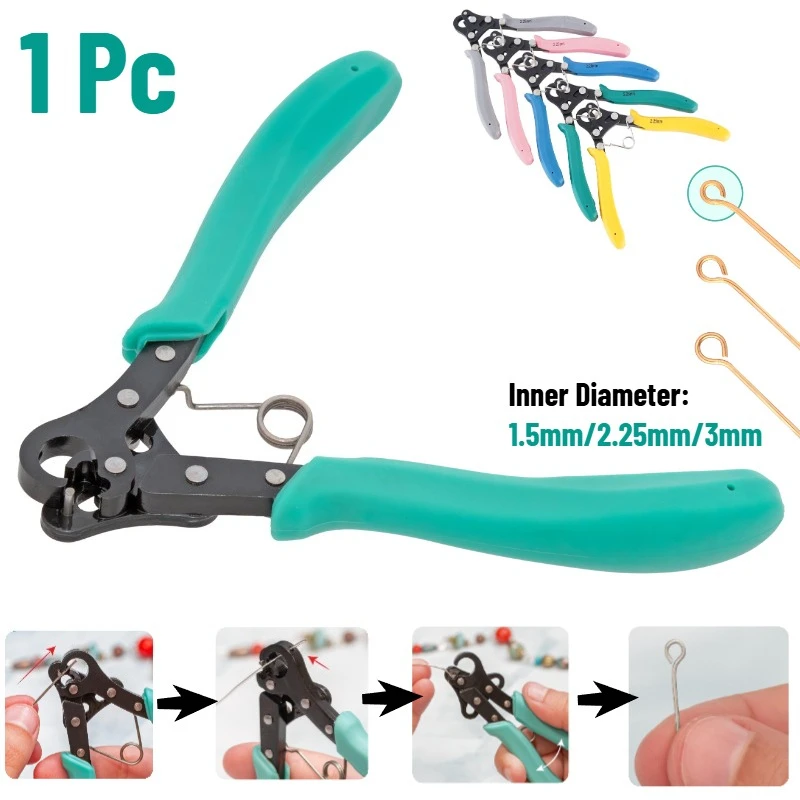 One Step Looper 1.5mm/2.25mm/3 mm Loops Create and Trim Consistent for Jewelry Making Winding Tool