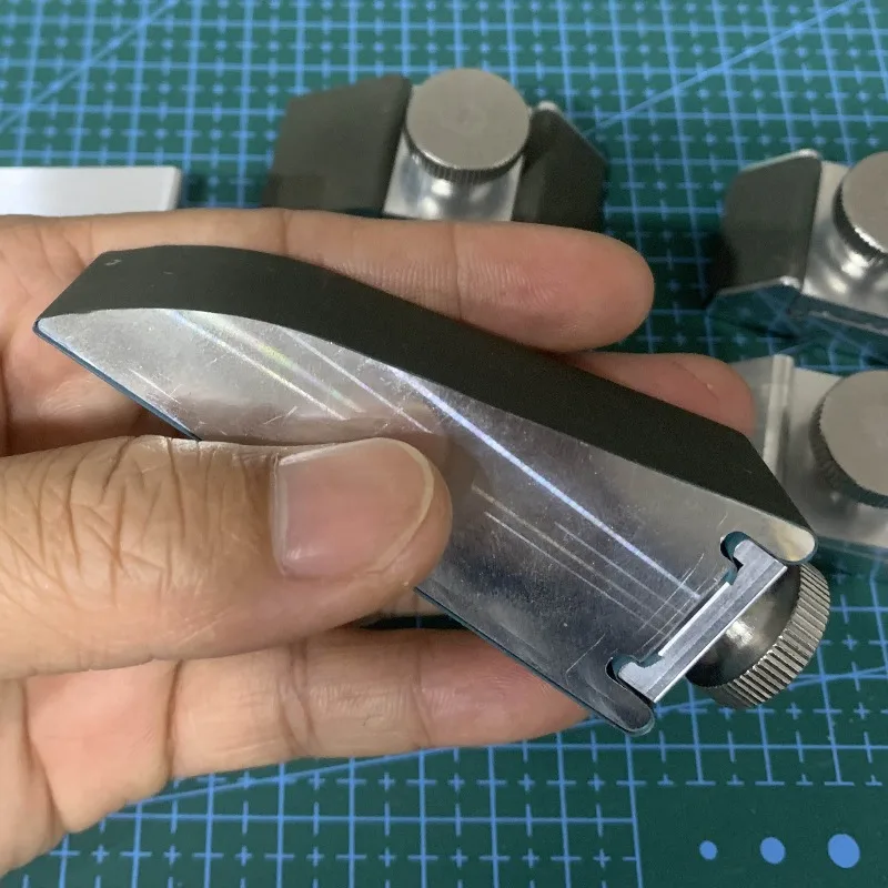 Beech Sandpaper Holder, DIY Leather Craft Sanding Block for Leather Edge Trimming, Edge Finishing & Burnishing Polishing