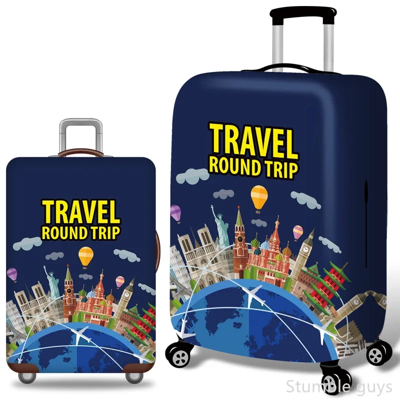 

Elastic Luggage Cover Protector Washable Durable Dustproof Suitcase Cover Essential Travel Accessory Air & Road Journeys