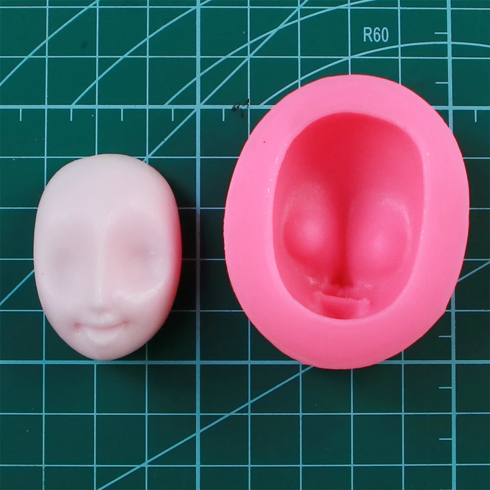 Silicone Mold Girl Princess Face Fondant Mold Cake Decorating Tools Chocolate Craft Molds DIY 2016 New Design F0715