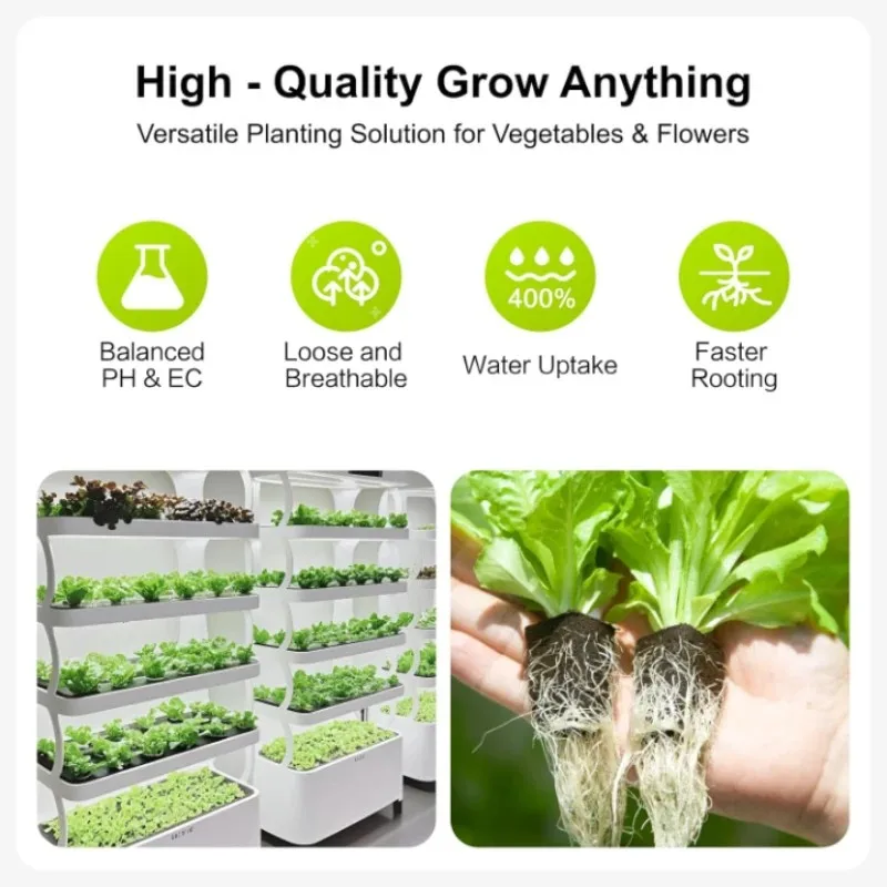 20pc/40pcs 2026 new model hydroponic sponge growth kit, organic growth of pods, and sponge plugs for plant cloning and growth