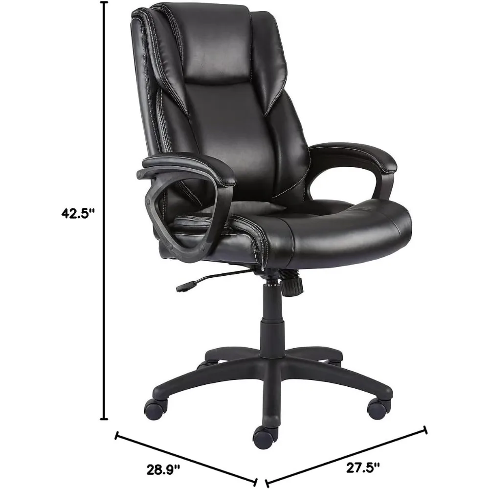 STAPLES 2554455 كرسي مكتب كيلبورن لوكسرا أسود #3