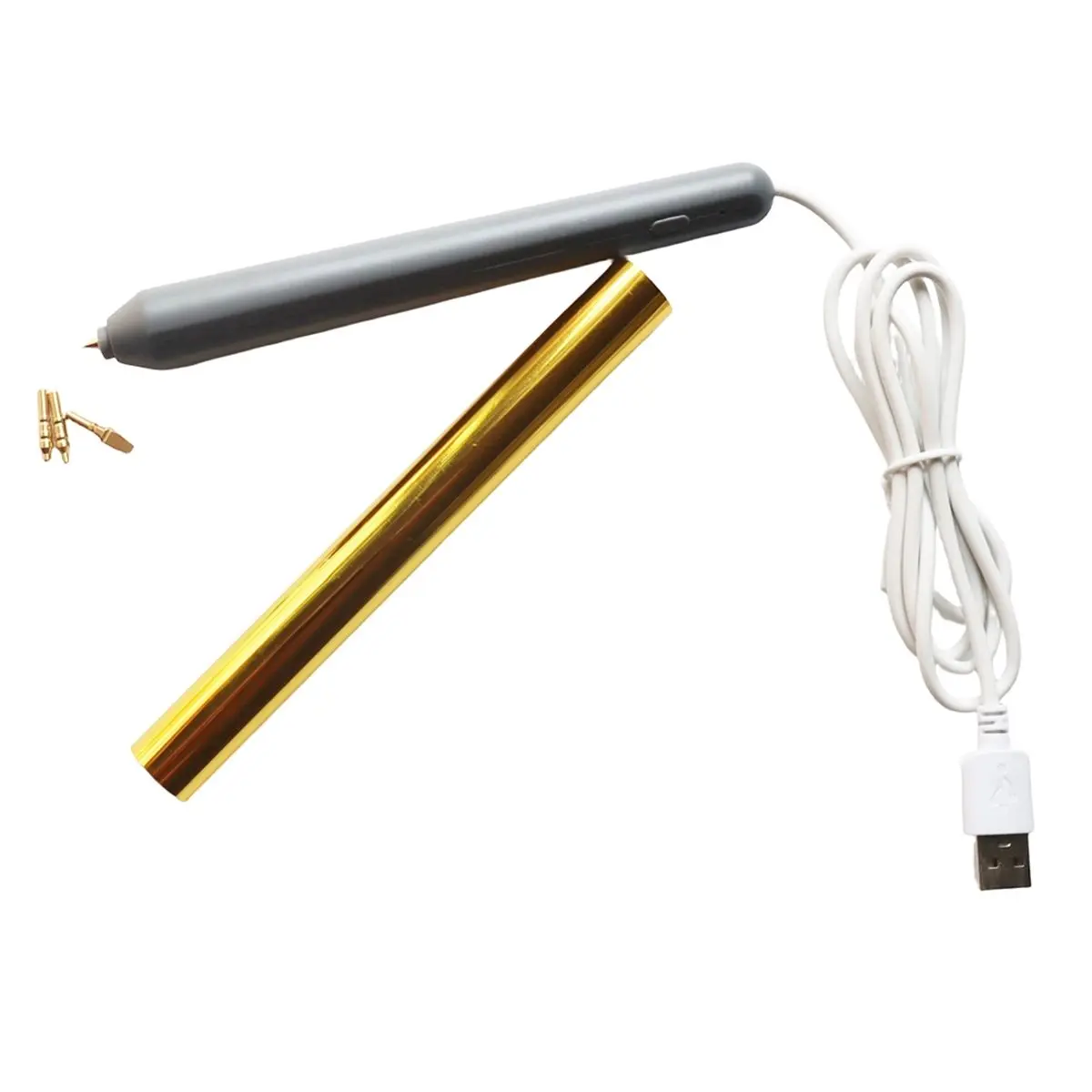 Y17A Hot Foil Embossing Pen USB-Heated, DIY Craft Tool for Art & Writing,Hot Foil Embosser for Cards, Scrapbooking, Lettering