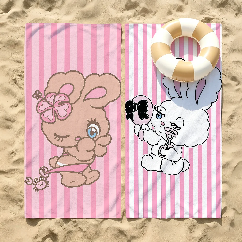 Cute Cartoon F-foxy I-illustrations Towel For Beaches Yoga Studios Gyms Hot Springs Swimming Pools And Picnics